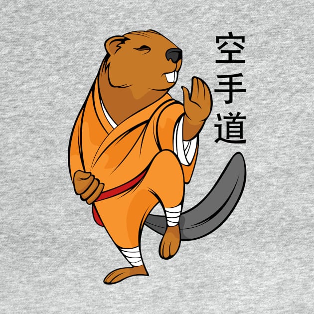 Beaver and karate by My Happy-Design